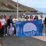 28 June 2024 , La Arena beach in Mesa del Mar, Tacoronte, Tenerife has been awarded the Blue Flag 2024.